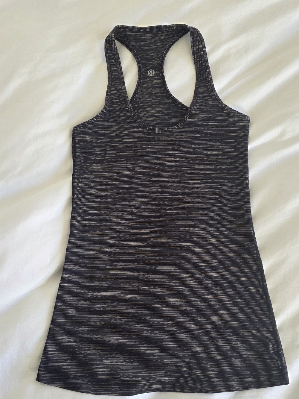 Lululemon Cool Racerback Tank Space Dye Sz 4 Yoga Pilates Workout Athleisure